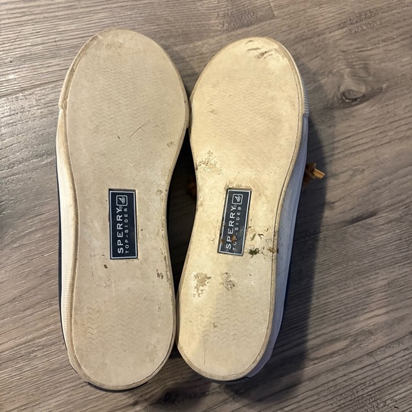 Sperry Women’s Navy Blue Sneakers Sz 7M Boat Shoes Leather Laces Preppy Coastal - Picture 8 of 8